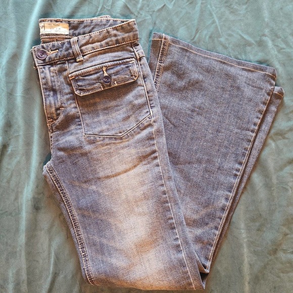 Free People Denim - 26 w Free People Jeans Flare Denim  Medium Wash